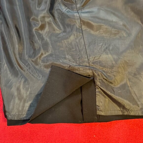 Anne Klein Classic Fit Black Skirt - Sz 6 - Picture 8 of 12